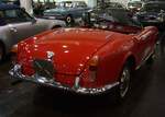Heckansicht einer Alfa Romeo Giulietta Spider aus dem Jahr 1962. Techno Classica Essen am 05.04.2024.