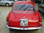 Heckansicht eines Alfa Romeo Giuletta Sprint 1300 von 1959.