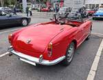 Heckansicht eines Alfa Romeo Giulietta Spider aus dem Jahr 1962. 13. Saarner Oldtimer-Cup am 30.08.2026 in M�lheim an der Ruhr/Saarn.