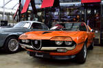 Alfa Romeo Montreal, Bj 1972, 143 KW / 200 PS, 2575 ccm,  Wartet auf einem neuen Besitzer zur weiterfahrt in der Remise Düsseldorf, am 6.8.21 gesehen
