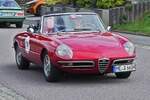 Alfa Romeo Spider, BJ 1966, nahm an der Luxemburg Classic Rallye teil. 11.09.2026