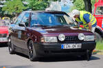 =Audi 80 auf dem Weg zur Oldtimerausstellung bei Schloss Fasanerie, 06-2025