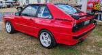 =Audi Quattro steht als Gast bei der Oldtimerausstellung Blech & Barock bei Schloss Fasanerie, 07-2026