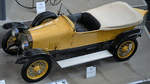 Ein 1914 gebauter Audi Typ C  Alpensieger  ist im Verkehrszentrum des Deutschen Museums in München ausgestellt. (August 2020)