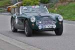 Austin Healey 3000 MK I, BJ 1959, bei der Luxemburg Classic Rallye im Bild festgehalten.