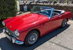 Austin Healey Sprite MK IV, wie er von 1966 bis 1971 gebaut wurde. Der MK IV war die letzte Ausbaustufe des bereits 1958 vorgestellten Modelles 'Sprite', damals noch mit den 'Frog eyes'. Als fast identisches Schwestermodell trat der MG Midget auf. De ...