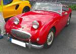 Austin Healey Sprite MK1 aus dem ersten Modelljahr 1958 im Farbton signal red.