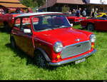 Roter Mini Cooper zu Besuch am Oldtimer Treffen in Lüterswil/SO am 31.08.2025