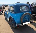 Heckansicht eines Austin Seven Swallow aus dem Jahr 1930.