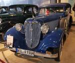 =Audi Front 225 Luxus Gläser Cabriolet, Bj. 1935, 2257 ccm, 50 PS, präsentiert vom Zylinderhaus in Bernkastel-Kues, 04-2023