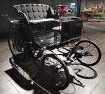 =BENZ Velo-Kutsche, Bauzeit 1894 - 1902, 1045 ccm, 1,5 PS, 25 km/h, ausgestellt im EFA Automobilmuseum Amerang, 06-2022