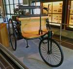 Rekonstruktion des Benz-Motorwagens von 1895, aufgenommen am Tag der offenen T�r im Trams-Mussee der Stadt Luxemburg.