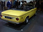 Heckansicht eines BMW 1600 Cabriolet 2/2 Sitze. 1967 - 1971. Techno Classica Essen am 09.04.2016.