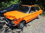 BMW 2000 tii Touring im Farbton inkaorange, gebaut von 1971 bis 1974.