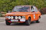 BMW 2000 TII, BJ 1971, war bei der Luxemburg Classic Rallye mit dabei.