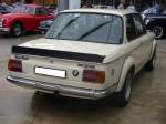 Heckansicht eines BMW 2002 Turbo. 1973 - 1974. Classic Remise Düsseldorf am 08.06.2014.