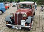 BMW 315 Cabrio-Limousine BJ 1935 mit 34 PS Leistung ein sehr schön erhaltens Fahrzeug, zu sehen beim L.O.B.T. Hoyerswerda 2011