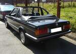 Heckansicht eines BMW E30 Baur TC2.