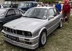 BMW-Alpina 3-er E30 ausgestellt auf dem Treffen für Hobby- und Veteranenfahrzeuge in Szántód (am Plattensee) am 26.07.2025.