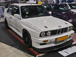 BMW M3 (E30), 2302 ccm, 4 Zyl. 200 PS, 1. Generation, war beim Autojumble in Luxemburg zu sehen. 03.2026