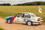 BMW 318i E30 bei Grabfeld am 02.07.2011.