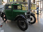 Ein 1929 gebauter BMW Dixi 3815 Sportzweisitzer DA2 war Mitte August 2020 im Verkehrszentrum des Deutschen Museums in München ausgestellt.
