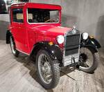 =BMW Dixi 3/15 Cabrio, Bauzeit 1928 - 1931, 748,5 ccm, 15 PS, 75 km/h, ausgestellt im EFA Museum in Amerang, 06-2022