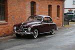 Diese alte Borgward Limousine stand im Rahmen des Eisenbahn Jubil�ums am 25.07.2026 in Bruchhausen Vilsen unweit des dortigen BW in einer Seitenstra�e.