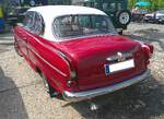 Heckansicht einer Borgward Isabella Limousine aus dem Jahr 1959.