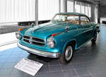 Borgward, 1959, Isabella TS Coupè, dieser im Museum (http://www.museonicolis.com/de/) ausgestellte Wagen ist ein TS Coupé der zweiten Generation, der zwischen 1958 und 1961 gebautwurde. Aufnahme am 12.09.2017, im Museonicolis Villafranca Italien. Auf Nachfrage ist Fotgrafieren ist im Museum erlaub ( Info, Regelment, Artikel 2) 