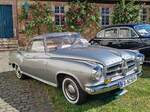 =Borgward Isabella Coupe, Bj. 1958, 75 PS, gesehen bei der Oldtimerausstellung bei Schloss Fasanerie gefunden, 06-2025