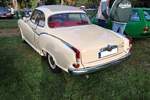 Heckansicht eines Borgward Isabella Coupe`s im Farbton elfenbein aus dem letzten Baujahr 1961. Cars & Castle auf Schlo� Lauersfort in Moers am 03.10.2026.