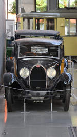 Ein Bugatti Coupé Typ 40 von 1928. (Verkehrszentrum des Deutschen Museums München, August 2020) 