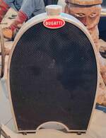 =Kühler eines Bugatti, ausgestellt im Museo Nicolis in Verona, 09-2025