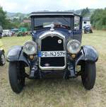 =Buick Standart Six Coupe, Bj. 1926, 60 PS, 3400 ccm, steht bei der Oldtimerausstellung in Uttrichshausen im Juli 2019