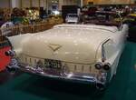 Heckansicht eines Cadillac Series 62 Eldorado Special Sport Convertible Coupe aus dem Jahr 1955.