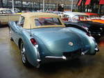 Heckansicht eines Chevrolet Corvette C1 des Modelljahrganges 1957.