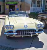 Frontansicht eines Chevrolet Corvette C1 des Modelljahres 1959.