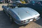 Heckansicht eines Chevrolet Corvette Sting Ray Convertible des Modelljahres 1963.
