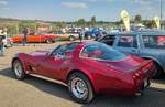 Chevrolet Corvette C3 (Rückansicht), gesehen auf der Hungaroring Classics am 01.10.2017.