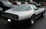 Heckansicht eines Chevrolete Corvette C3  Silver Anniversary  aus dem Jahr 1982.