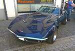 Chevrolet Corvette C3 Stingray Roadster im Farbton LeMans blue aus dem Jahr 1969. Dieses Modell geh�rt zu den begehrtesten Jahrg�ngen der legend�ren 'Shark-Generation“. Das Modelljahr 1969 gilt unter Sammlern als besonders wertvoll, da in diese ...