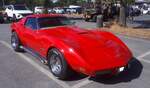 Eine mit Sidepipes ausger�stete Chevrolet Corvette C3.