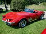 Corvette  Stingray ,  der amerikanische Sportwagen von GM wird seit 1953 bereits in 6.Generation gebaut,  Juli 2010