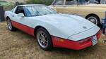=Chevrolet Corvette C 4, steht bei einer Oldtimerveranstaltung in Unterbreizbach, 07-2026 