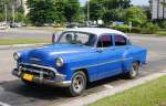 Chevrolet aus den 50er Jahren auf dem Platz der Revolution in Havanna.