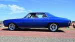 Chevrolet Chevelle Malibu, klassisches Muscle-Car aus 1970er, auf dem Damm in  Westkapelle, Walcheren, Zeeland, NL, im Urlaub gesehen. 24. Wasschappelse Oldtimerrit am Samstag, den 20. Juni 2026