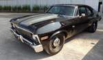 Chevrolet Nova Coupe im Farbton tuxedo black aus dem Jahr 1971.