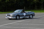 Chevrolet Cavalier Z24, BJ 1989, aufgenommen bei seiner Runde auf dem abgesperrten Parkplatz. 01.10.2021