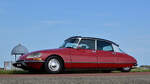  Citroen DS 23 PALLAS, auf dem Damm in  Westkapelle, Walcheren, Zeeland, NL, im Urlaub gesehen.